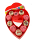 coffret coeur 10 macarons en forme de coeur personnalisés