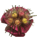Bouquet de 15 macarons couleurs et parfums assortis